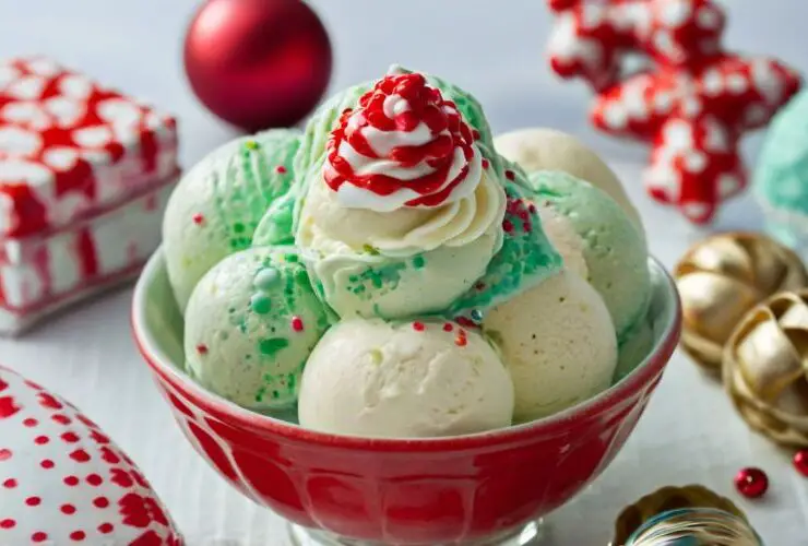 Ninja Creami Christmas Tree Cake Ice Cream Recipe