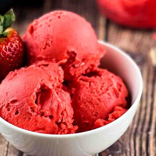 Ninja Creami Strawberry Sorbet Recipe