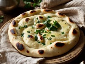 Homemade Garlic Naan Bread Recipe