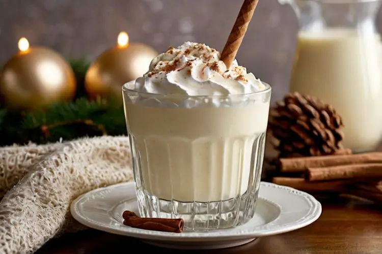 Ninja Creami Eggnog Milkshake Recipe