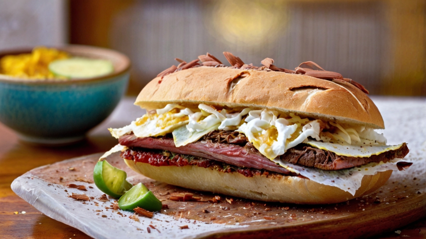 Mexican Torta Cubana Sandwich Recipe