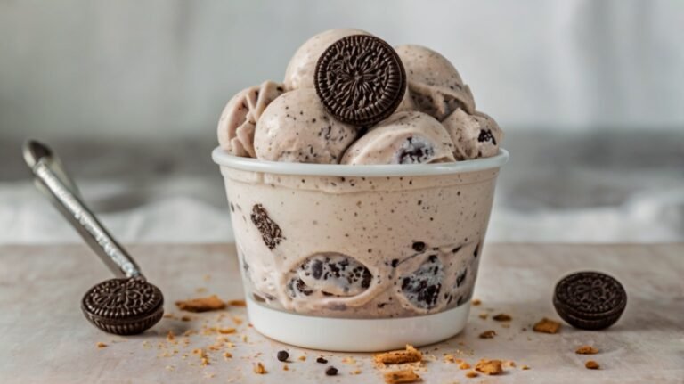 Ninja Creami Cookies and Cream Ice Cream Recipe