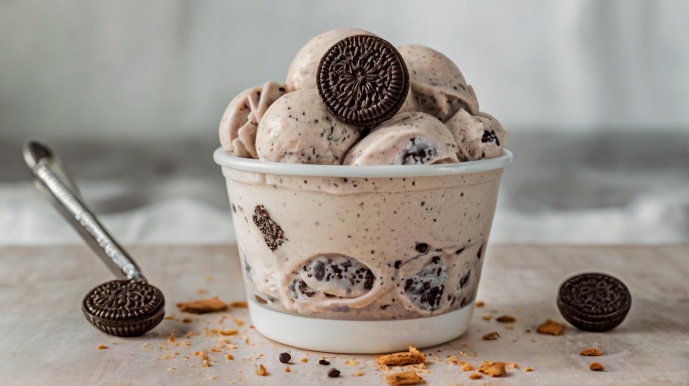 Ninja Creami Cookies and Cream Ice Cream Recipe