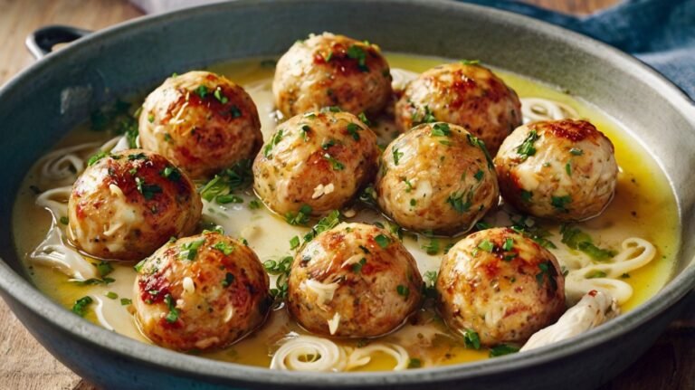 Chicken Piccata Meatballs Recipe