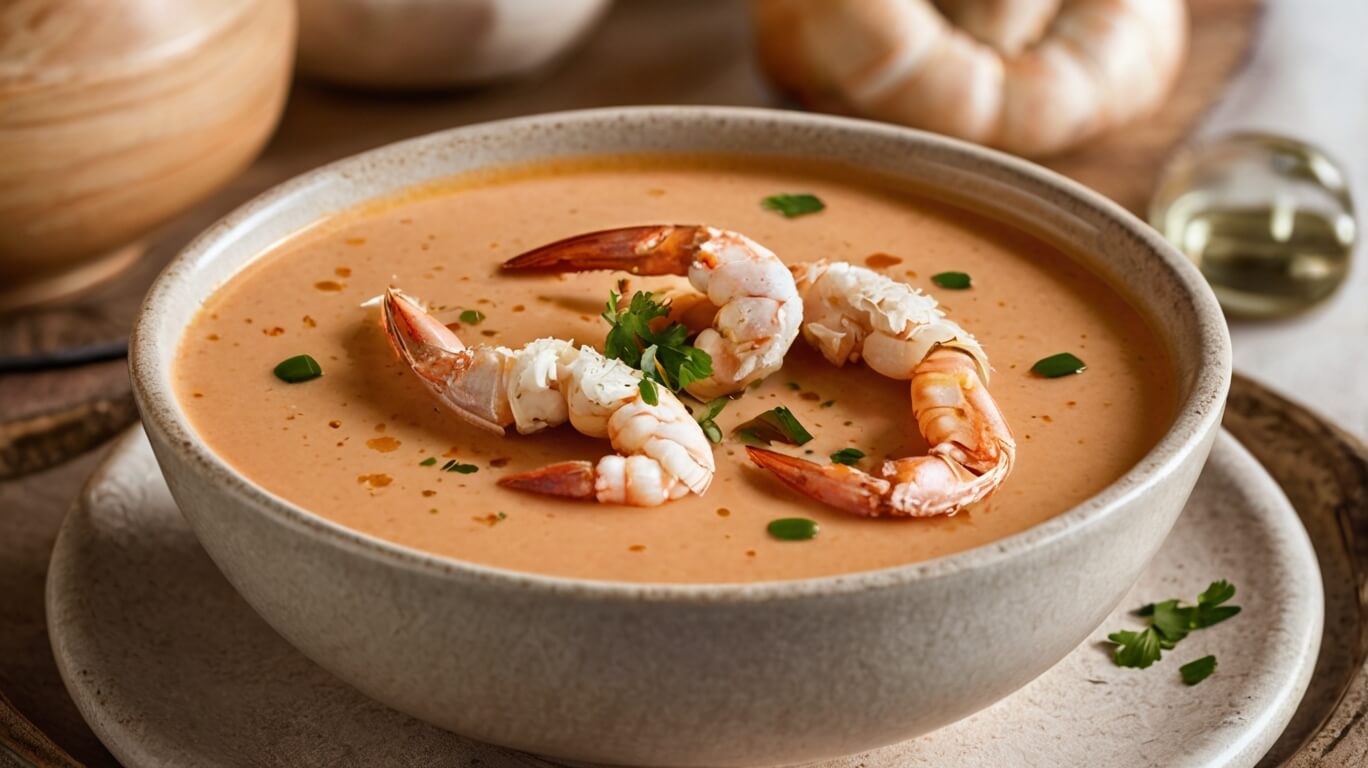 Crab And Shrimp Seafood Bisque