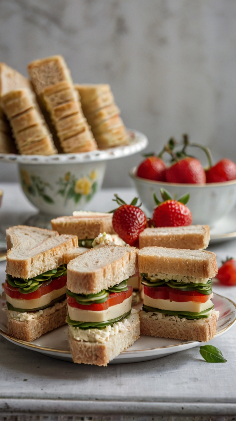 Finger Sandwiches For Tea Party