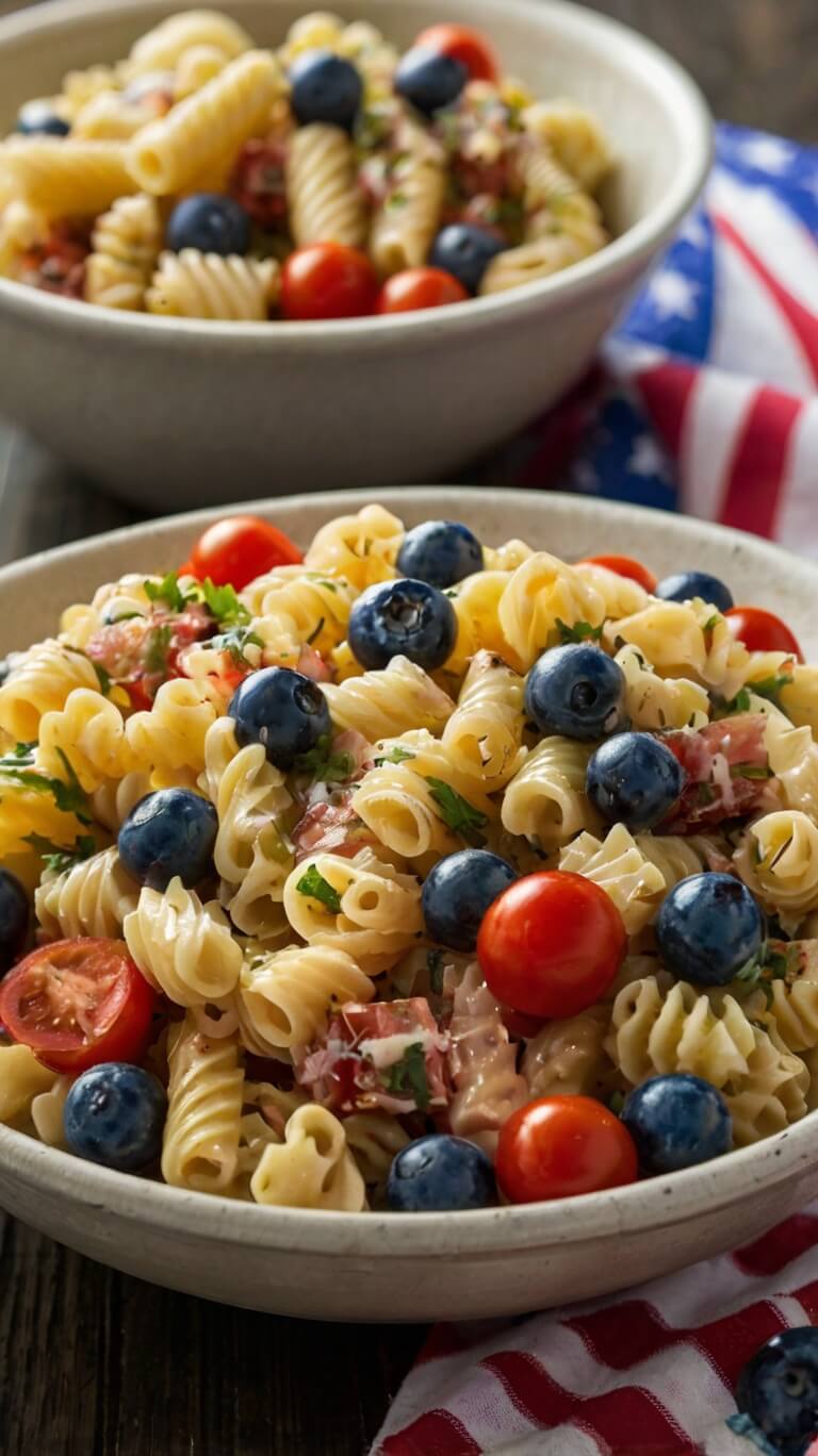 4th of July Pasta Salad