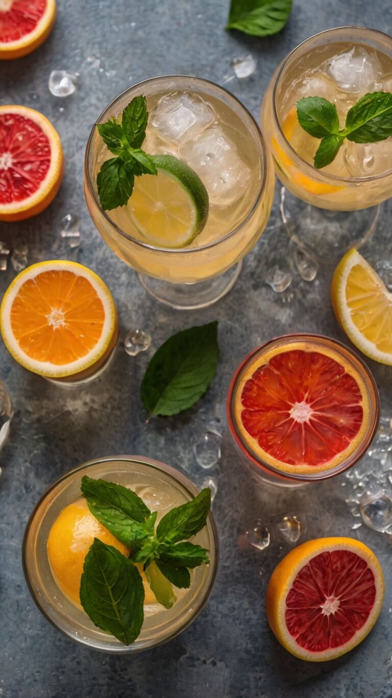 Summer Mocktail Spritzers