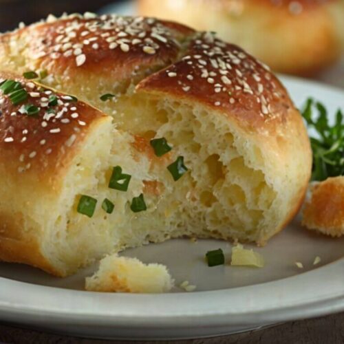 30-Minute Garlic Parmesan Dinner Rolls Recipe