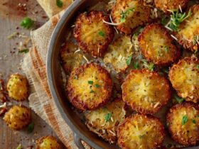 Crispy Garlic Parmesan Crusted Potatoes Recipe