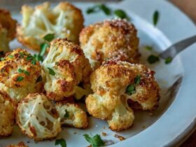 Crispy Parmesan Roasted Cauliflower Recipe