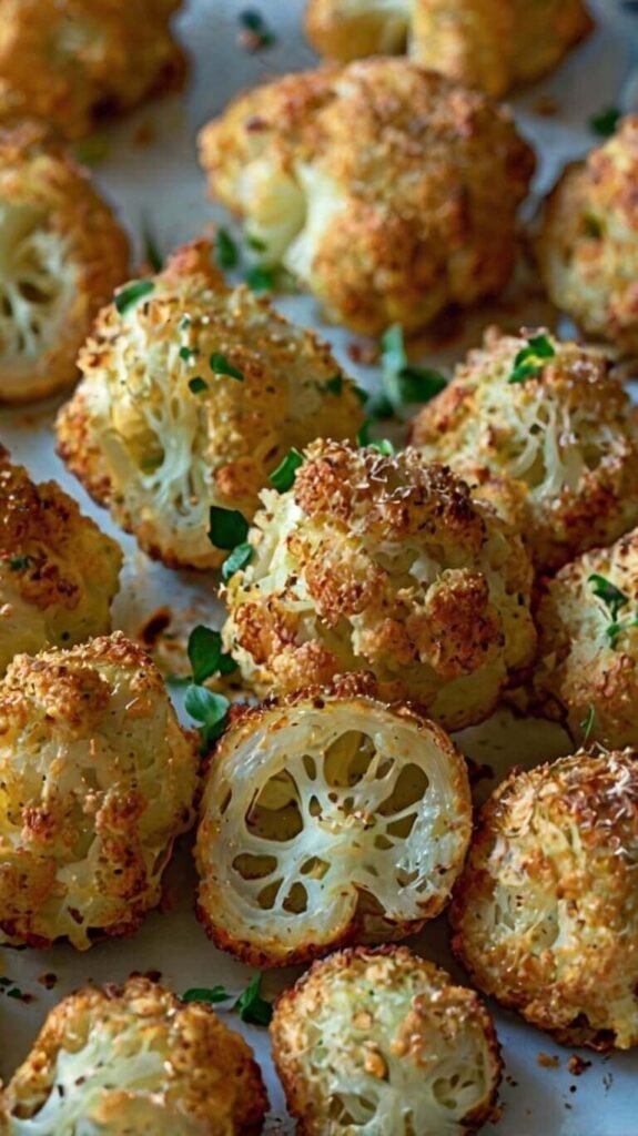 Crispy Parmesan Roasted Cauliflower Recipe - Recipe Hub Central