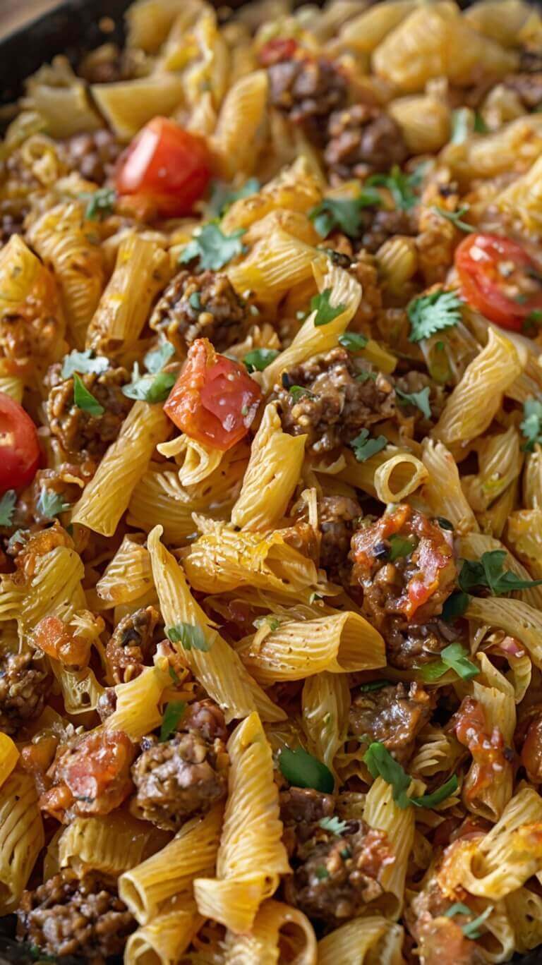 Overnight Taco Pasta