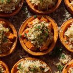 Roasted Sweet Potatoes with Garlic and Parmesan Recipe
