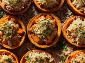 Roasted Sweet Potatoes with Garlic and Parmesan Recipe