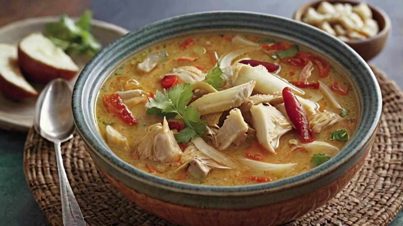 Slow Cooker Thai Coconut Chicken Soup Recipe
