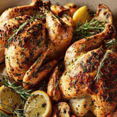 Summer Lemon Herb Roasted Chicken Recipe