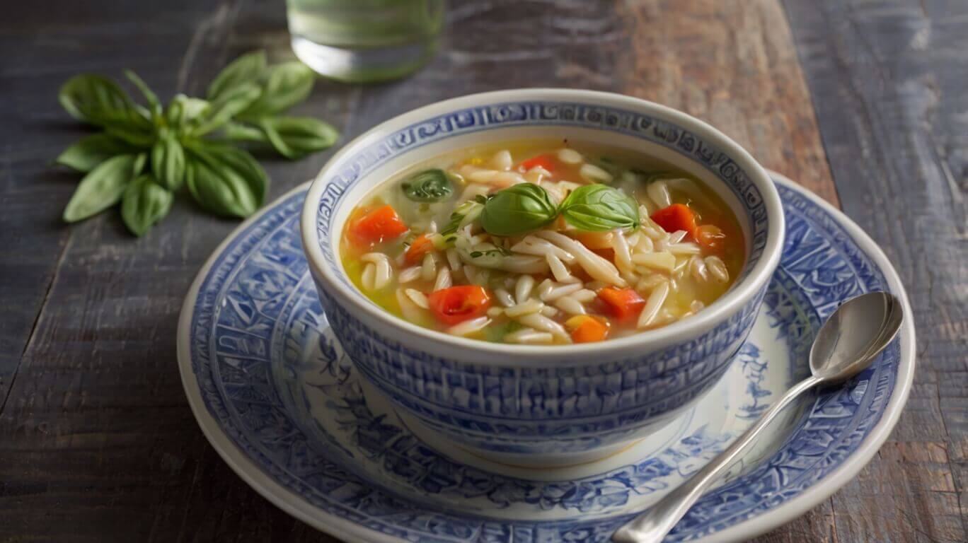Summery Orzo Soup Recipe