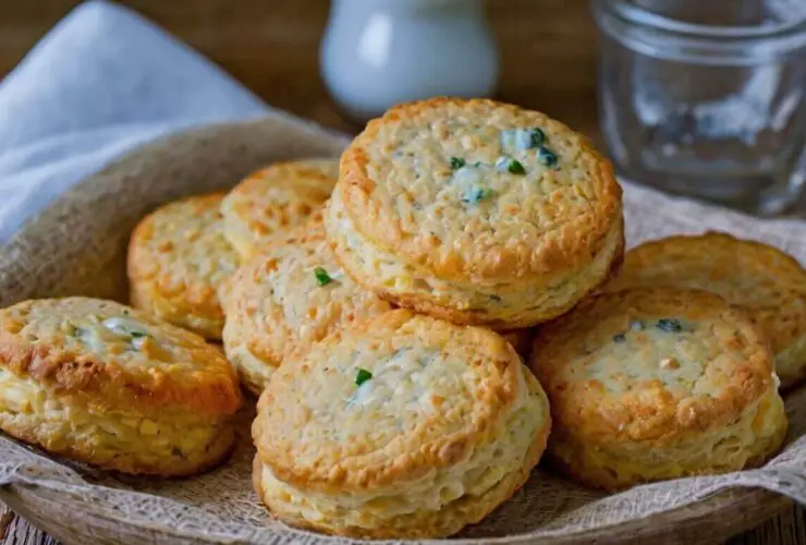 Super Easy 4-Ingredient Cheese Biscuits Recipe