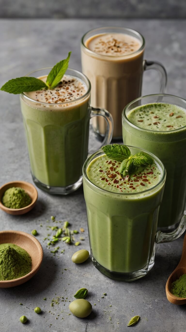 Healthy Matcha Milk Tea