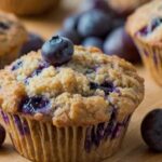 Blueberry Muffins With Streusel Crumb Topping