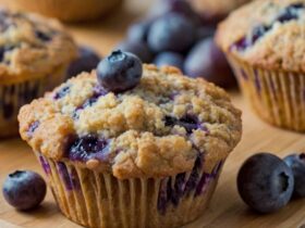 Blueberry Muffins With Streusel Crumb Topping
