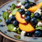 Blueberry Peach Feta Salad Recipe