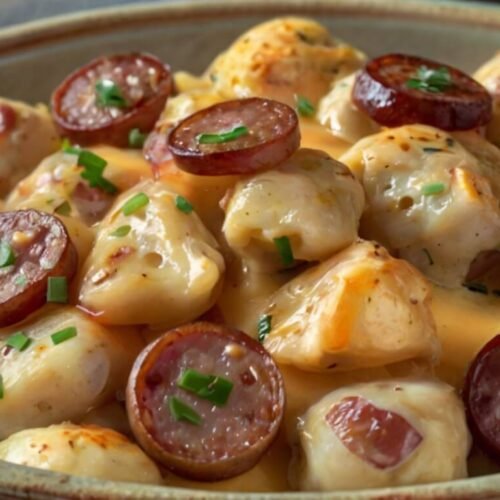Cheesy Ranch Potatoes And Smoked Sausage Recipe