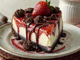 Chocolate Strawberry Swirl Cheesecake Recipe