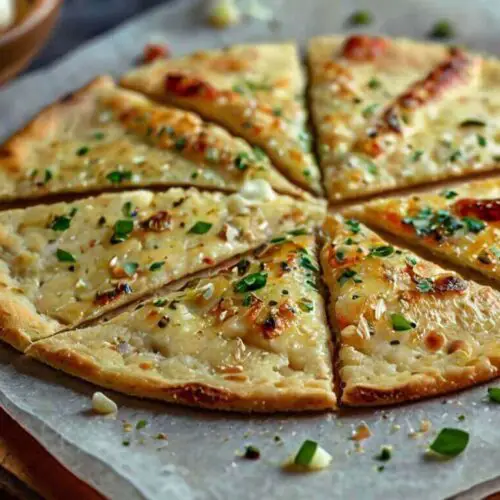 Garlic Keto Flatbread Recipe
