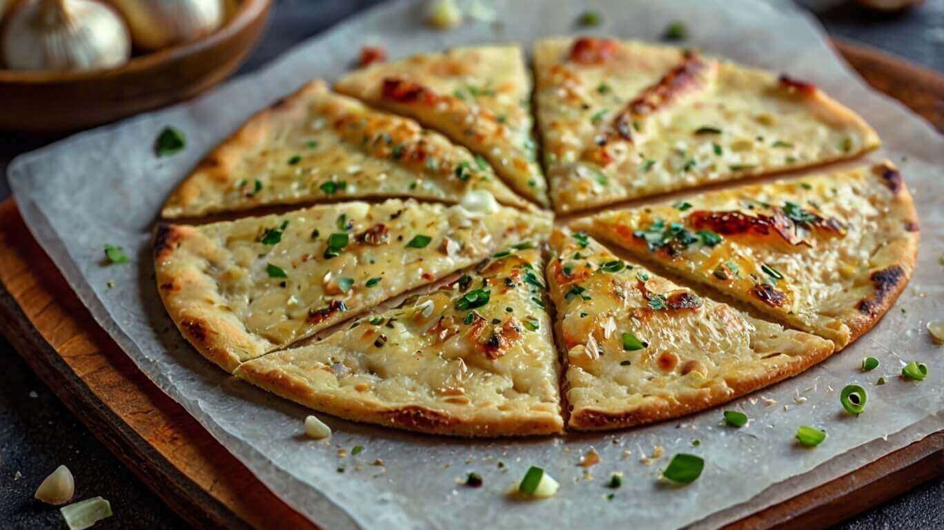 Garlic Keto Flatbread Recipe