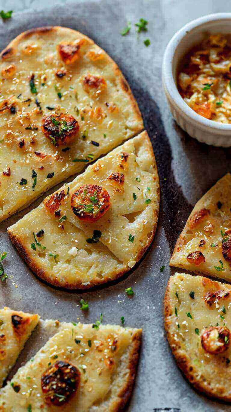 Garlic Keto Flatbread
