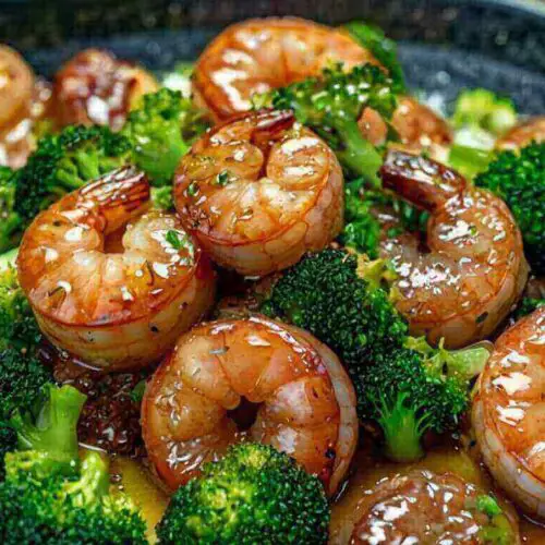 Honey Garlic Shrimp With Sausage And Broccoli Recipe