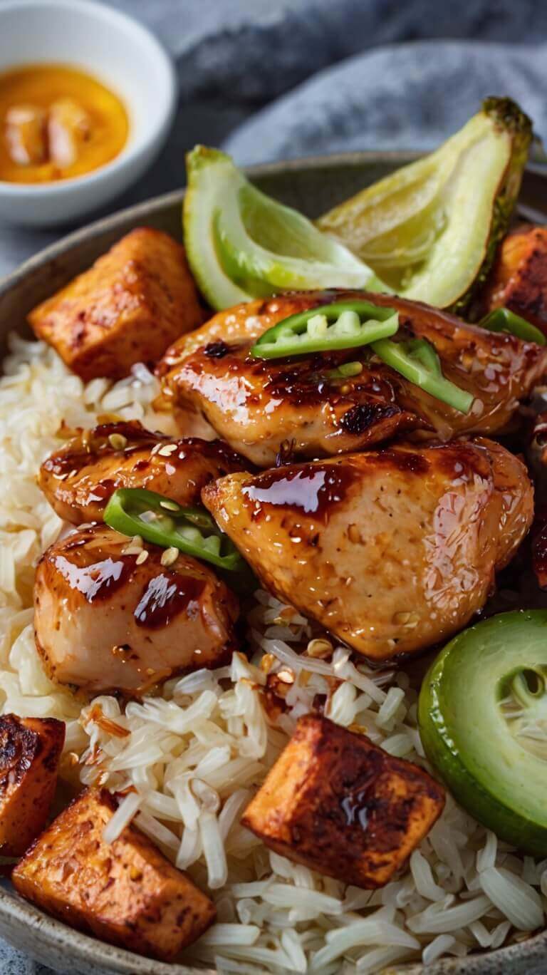 Hot Honey Chicken Bowls
