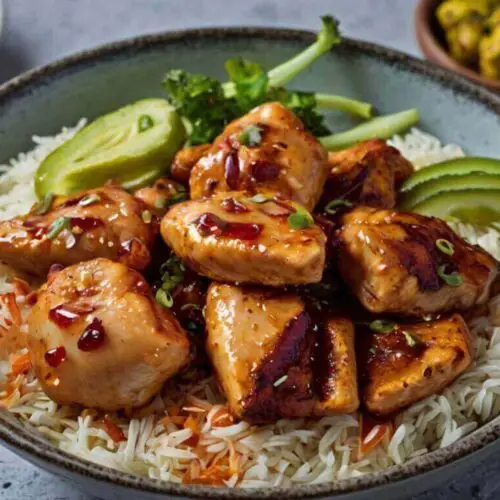 Hot Honey Chicken Bowls Recipe
