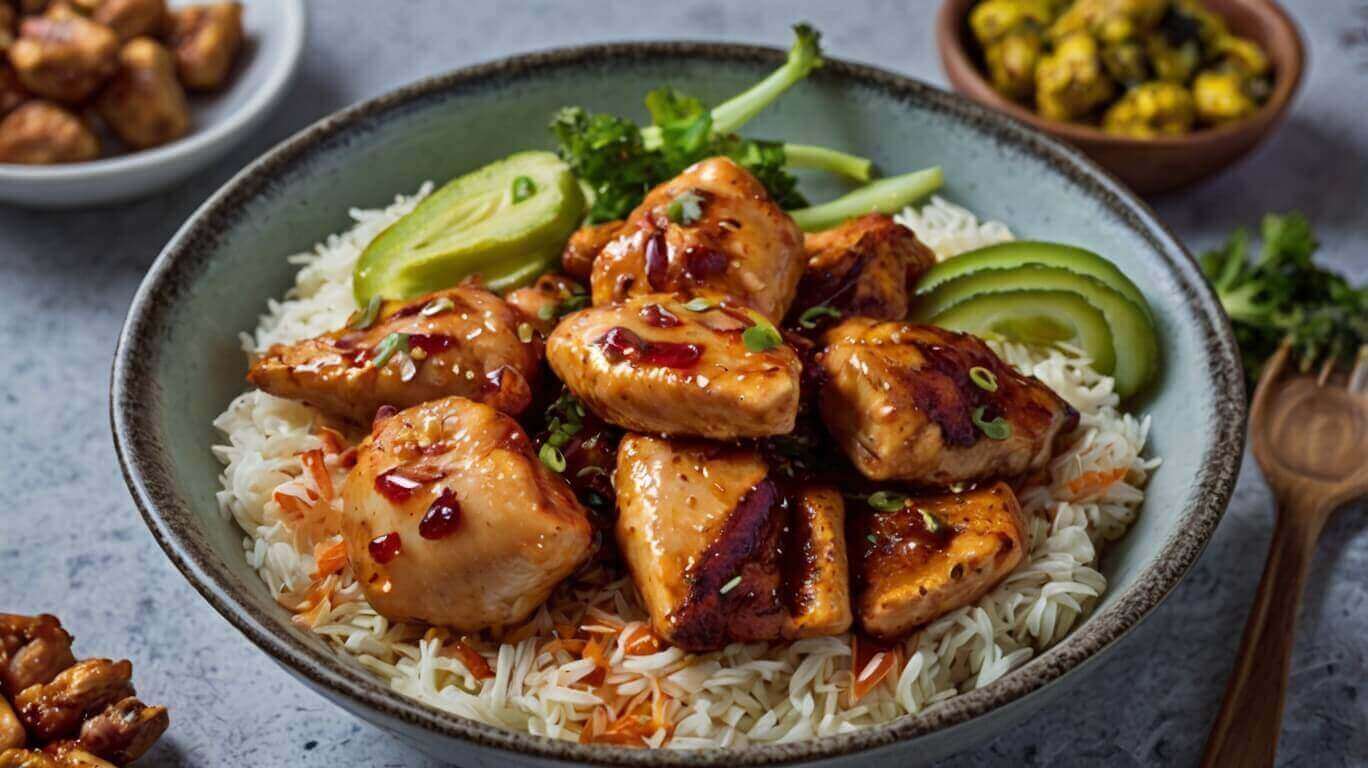 Hot Honey Chicken Bowls Recipe