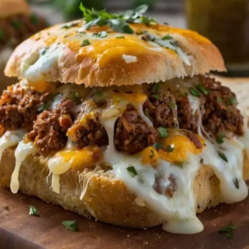 Italian Garlic Bread Sloppy Joes Recipe