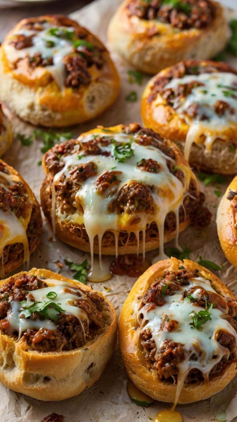 Italian Garlic Bread Sloppy Joes