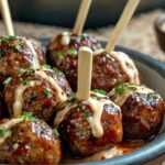 Korean Bbq Meatballs With Spicy Mayo Dip Recipe 
