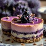 Mini Blackberry Lavender Cheesecakes Recipe