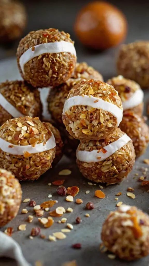No Bake Carrot Cake Bites