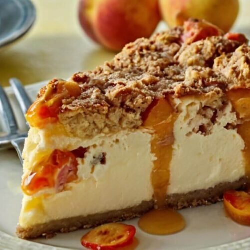 Peach Cobbler Cheesecake Recipe