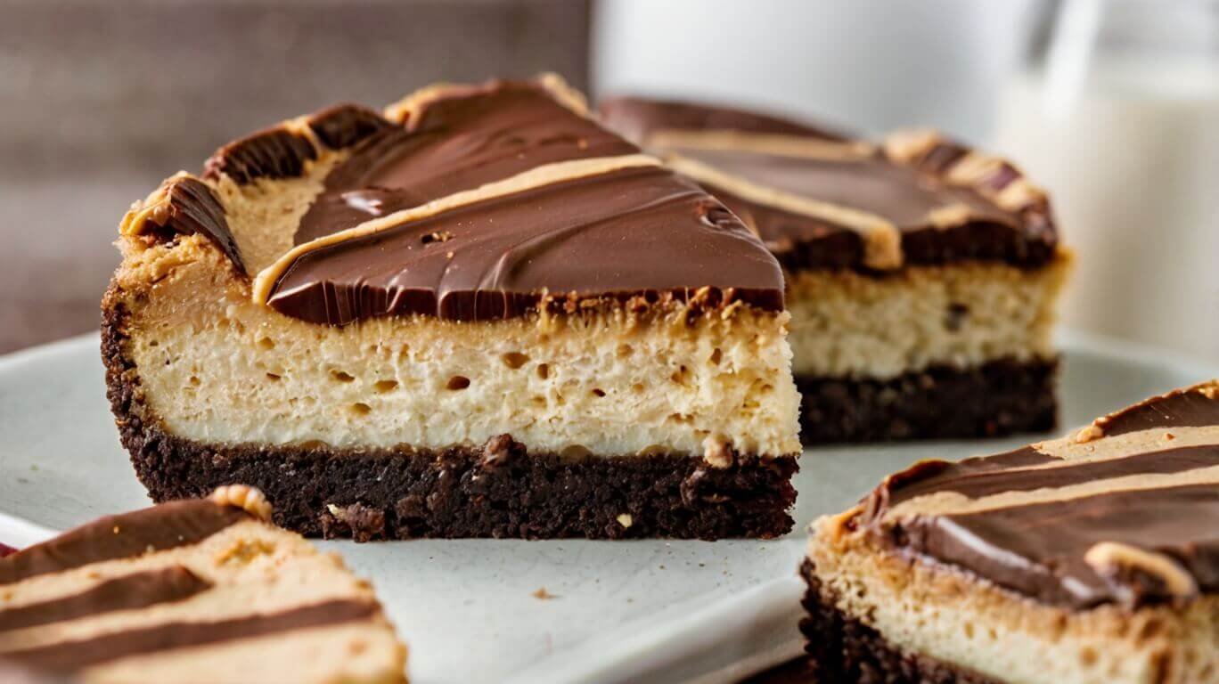 Peanut Butter Cup Cheesecake Brownies Recipe