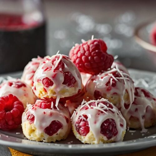 Raspberry Cream Cheese Bites Recipe