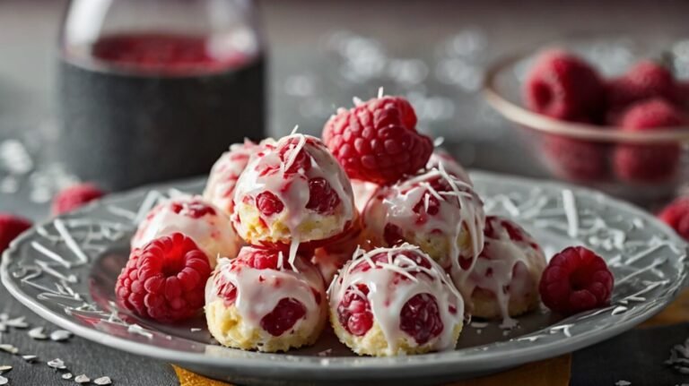 Raspberry Cream Cheese Bites Recipe