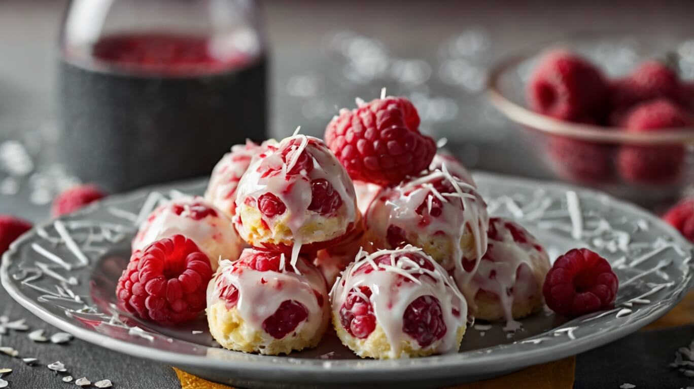 Raspberry Cream Cheese Bites Recipe