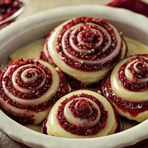 Red Velvet Cinnamon Rolls Recipe