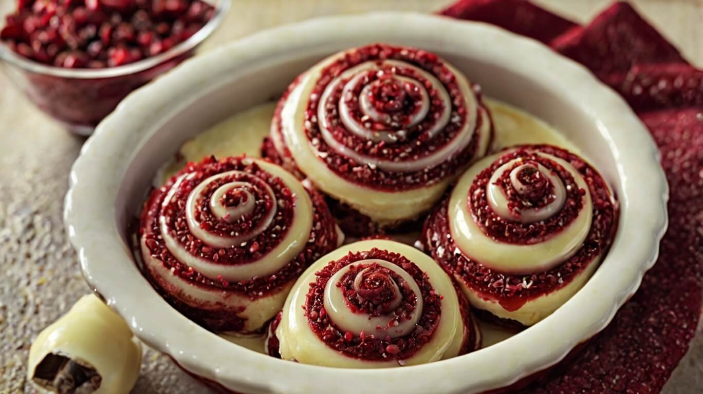 Red Velvet Cinnamon Rolls Recipe