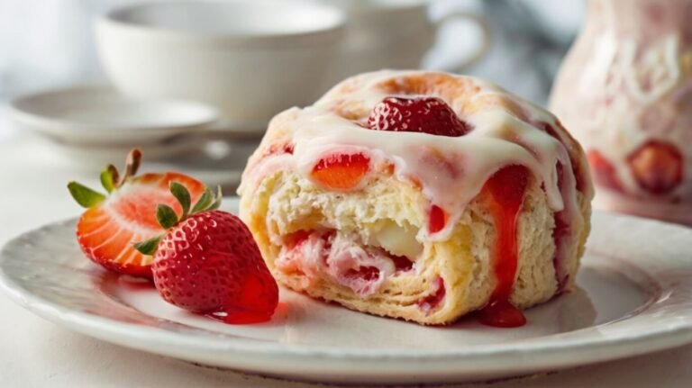 Strawberry Cheesecake Cinnabon Rolls Recipe