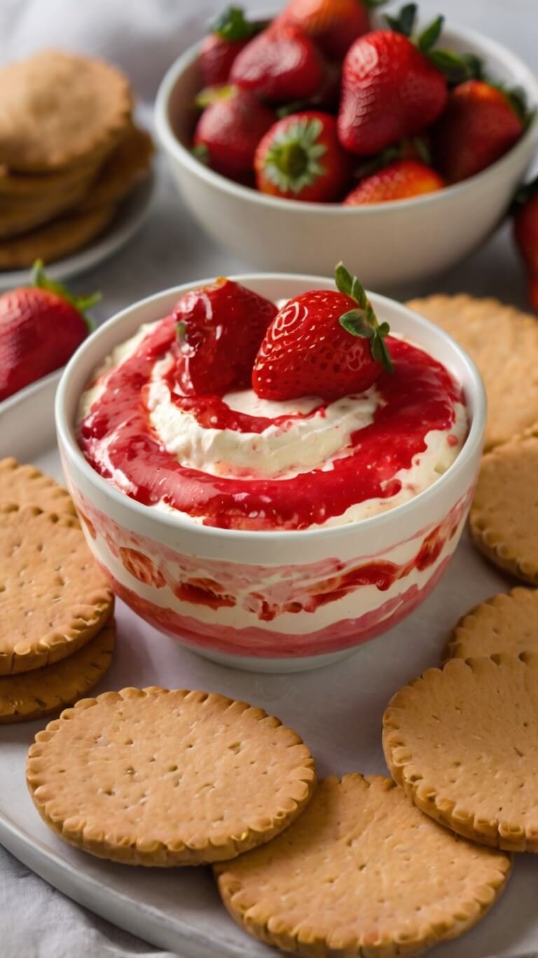 Strawberry Cheesecake Dip